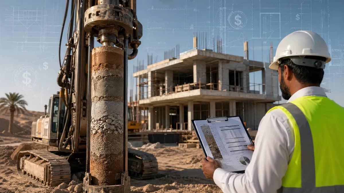 كم تكلفة جسات التربة لفيلا سكنية؟ — دليل شامل للأسعار والعوامل المؤثرة