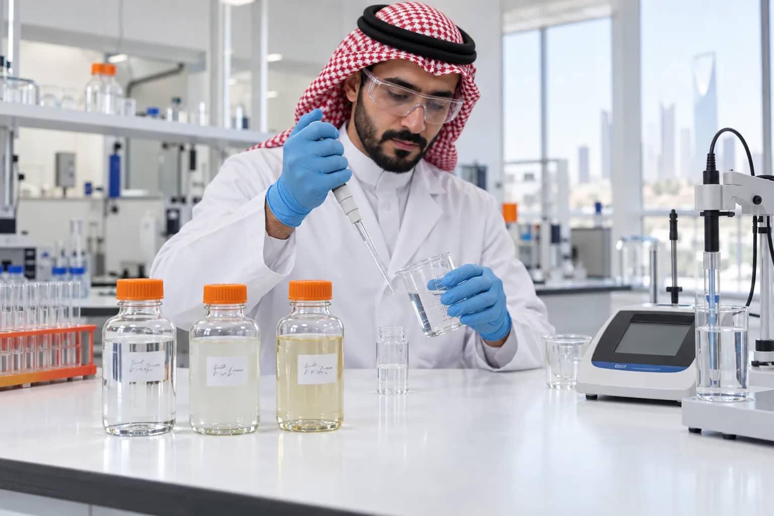 تحليل المياه كيميائياً: دليل شامل لمياه الشرب والآبار والري ومياه الخلط